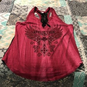 Affliction top Sz L